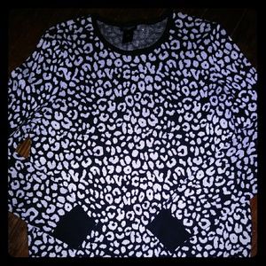 Ann Taylor Petite Print Sweater